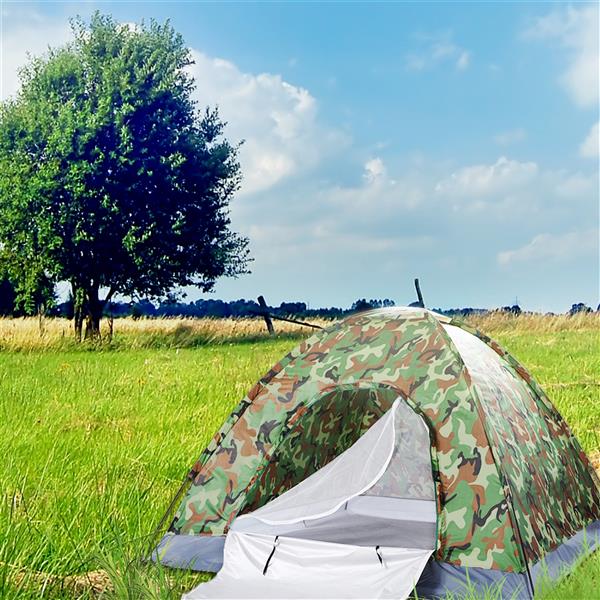 3-4 Person Camping Dome Camouflage Tent