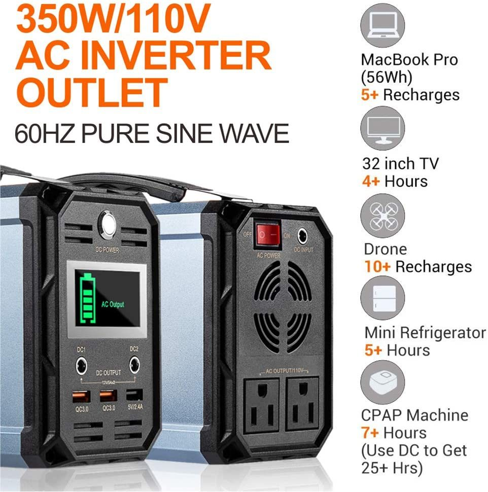 110V 300W Generator Portable Power Station for Outdoor